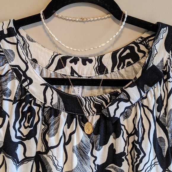 Mango vintage-inspired mini dress - Picture 1 of 3